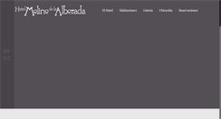 Desktop Screenshot of molinodelaalborada.com.mx